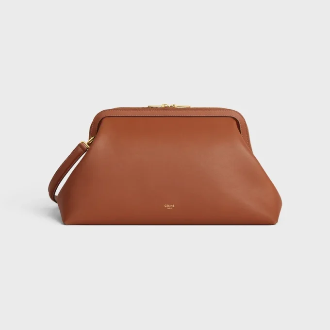 Trousse de médecin en cuir de veau naturel souple