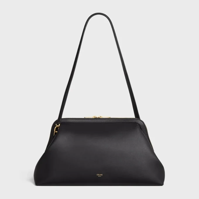 Trousse de médecin en cuir de veau naturel souple