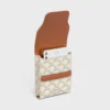 Étui à cartes en Triomphe Canvas et cuir d’agneau Étui à cartes en Triomphe Canvas et cuir d’agneau