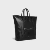 Vertical Cabas Luggage en cuir de veau brillant