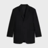 Veste ajustée en flanelle de cachemire Veste ajustée en flanelle de cachemire