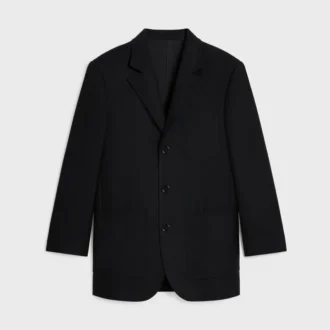 Veste ajustée en flanelle de cachemire