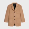 Veste ajustée en flanelle de cachemire Veste ajustée en flanelle de cachemire