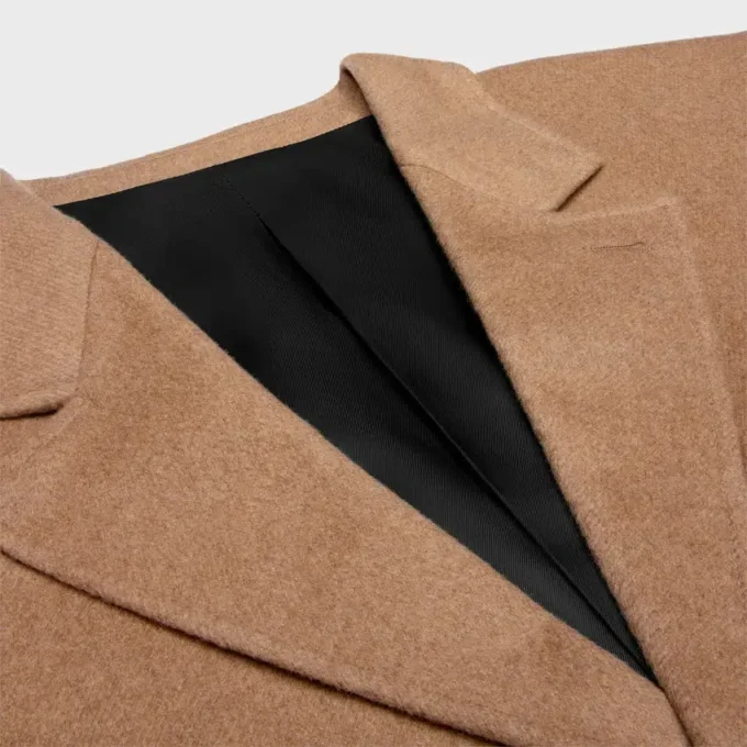 Veste ajustée en flanelle de cachemire Veste ajustée en flanelle de cachemire