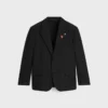 Veste ajustée en gabardine de laine Veste ajustée en gabardine de laine
