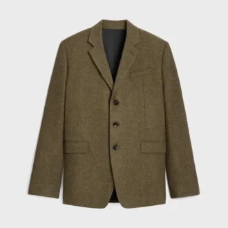 Veste ajustée en laine tricotine