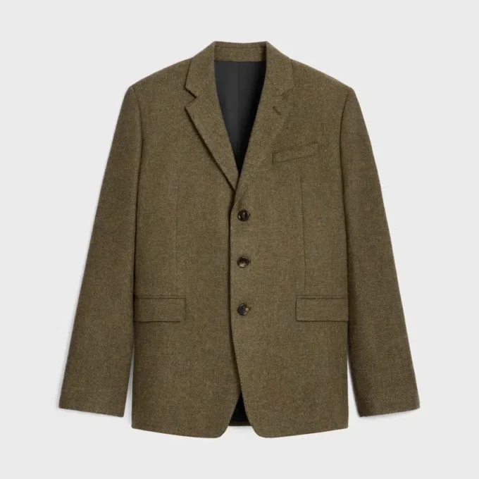 Veste ajustée en laine tricotine Veste ajustée en laine tricotine