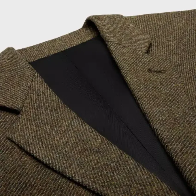 Veste ajustée en laine tricotine Veste ajustée en laine tricotine