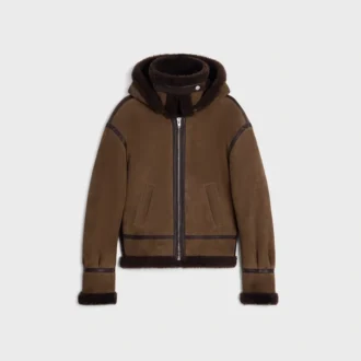 Veste aviateur en daim