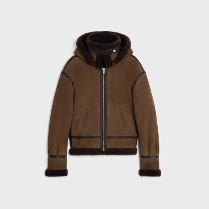Veste aviateur en daim Veste aviateur en daim