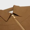 Veste blouson western en sergé de coton