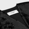 Veste boléro brodée en gabardine de laine Veste boléro brodée en gabardine de laine
