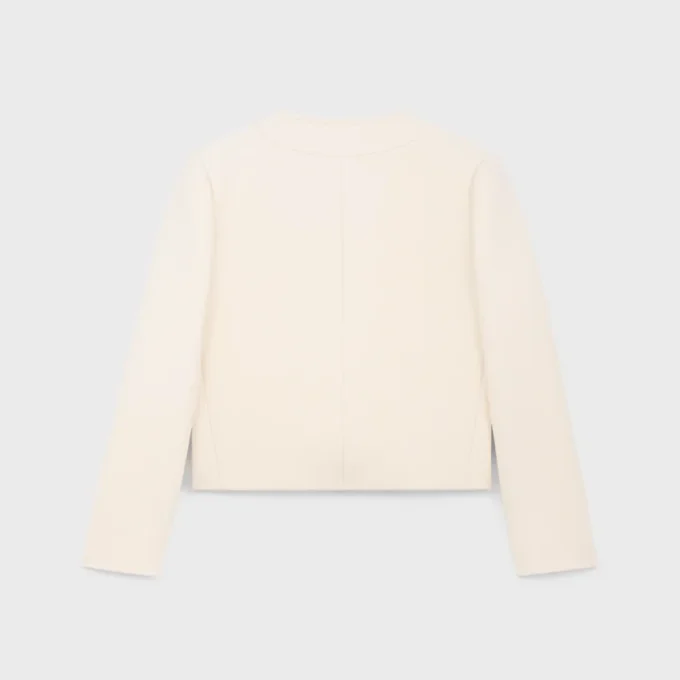 Veste Brompton en gabardine de laine et soie