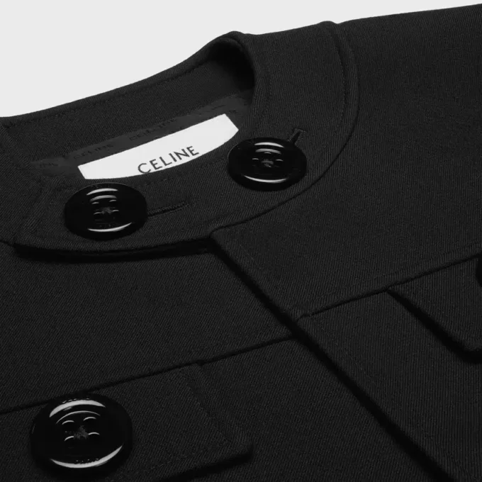 Veste Brompton en laine double gaufrée