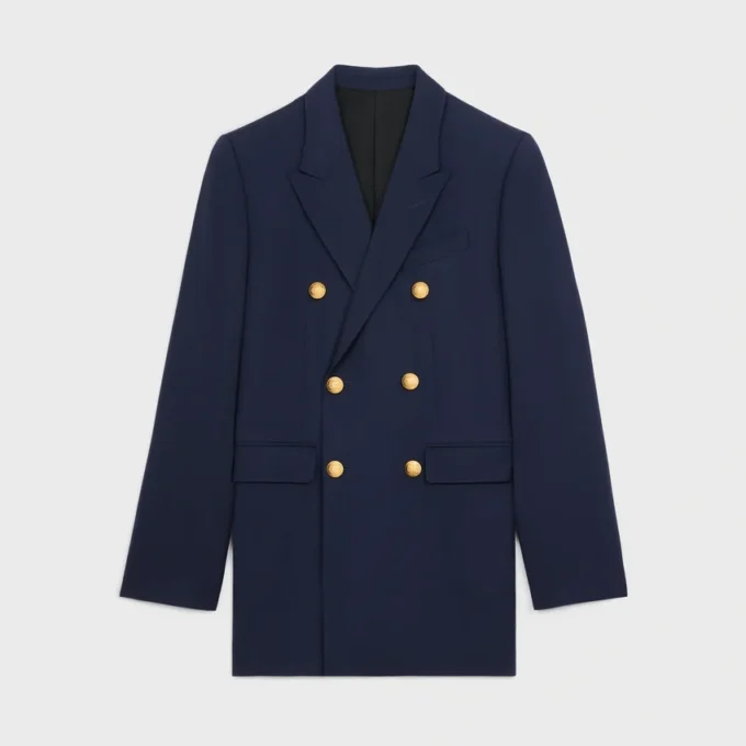 Veste Camden en gabardine de laine Veste Camden en gabardine de laine