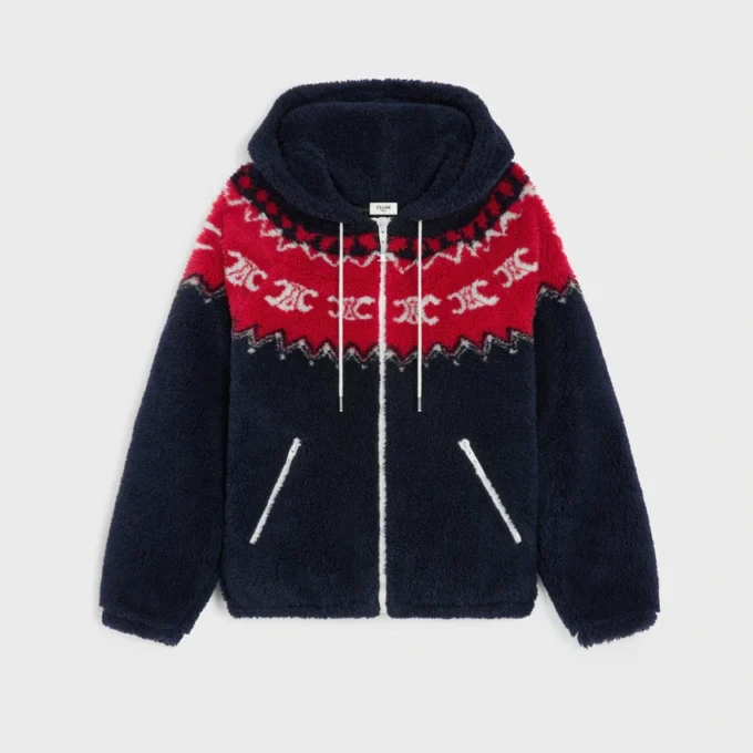 Veste à capuche en molleton Triomphe Fair Isle Veste à capuche en molleton Triomphe Fair Isle