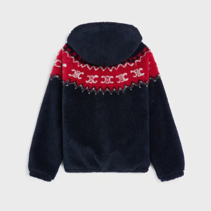 Veste à capuche en molleton Triomphe Fair Isle Veste à capuche en molleton Triomphe Fair Isle