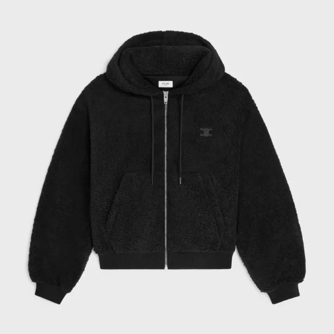 Veste à capuche en polaire