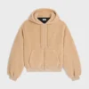 Veste à capuche en polaire