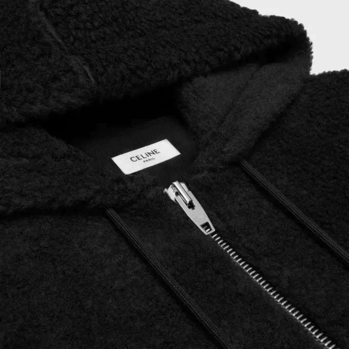 Veste à capuche en polaire