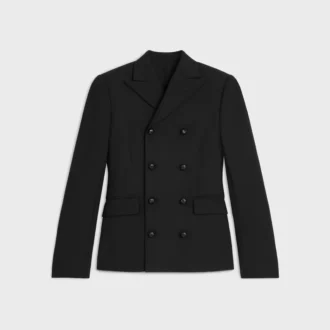 Veste Cavaliere en gabardine de laine stretch