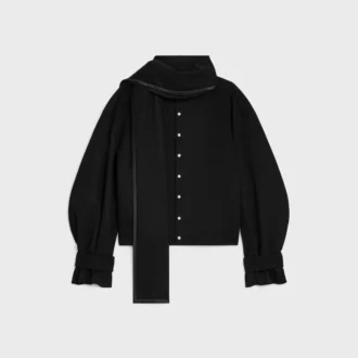 Veste-écharpe en laine Veste-écharpe en laine
