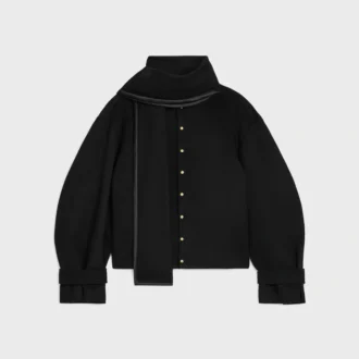 Veste-écharpe en laine