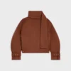 Veste-écharpe en laine Veste-écharpe en laine