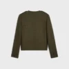 Veste Chasseur en cachemire bouclé tressé Veste Chasseur en cachemire bouclé tressé