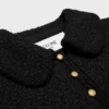 Veste Chasseur en cachemire bouclé tressé Veste Chasseur en cachemire bouclé tressé