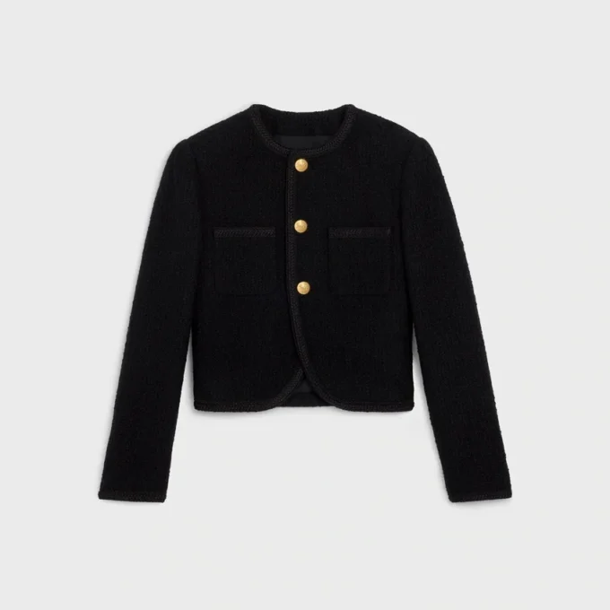 Veste Chasseur en tweed bouclé