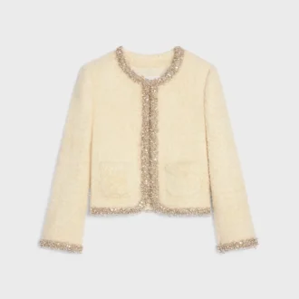 Veste Chelsea brodée en soie Natta