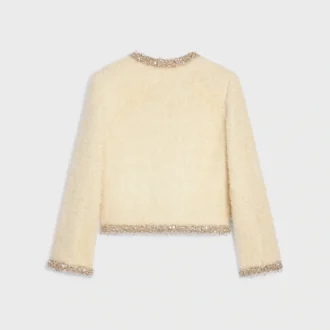 Veste Chelsea brodée en soie Natta