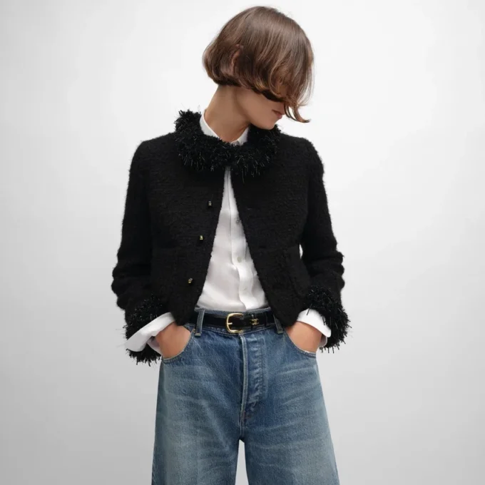 Veste Chelsea en cachemire et laine Natta Veste Chelsea en cachemire et laine Natta