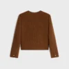 Veste Chelsea en tweed de laine et mohair