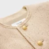 Veste Chelsea en tweed de soie à paillettes