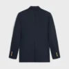 Veste Classic en laine à chevrons