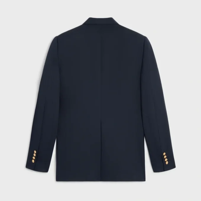 Veste Classic en laine à chevrons