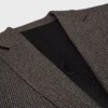 Veste Classic en laine à micro-motif pied-de-poule Veste Classic en laine à micro-motif pied-de-poule