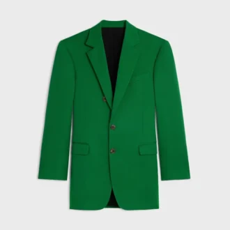 Veste Colonne en laine diagonale
