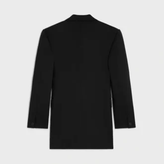Veste Colonne en laine diagonale