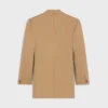 Veste Colonne en laine diagonale