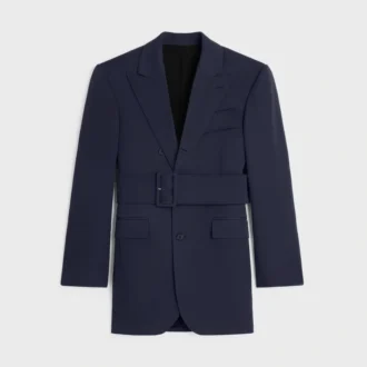 Veste Colonne en laine Grain De Poudre