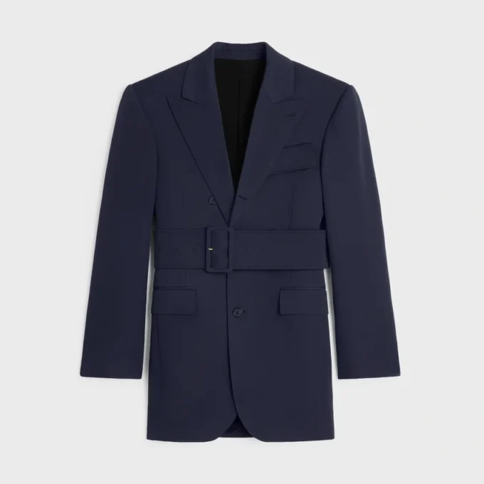 Veste Colonne en laine Grain De Poudre