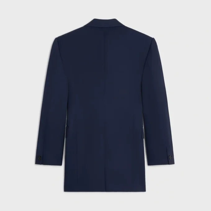 Veste Colonne en laine Grain De Poudre
