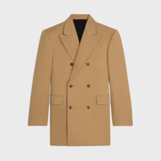 Veste Colonne en laine mohair