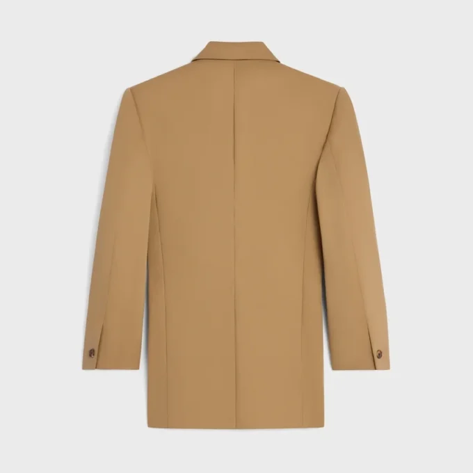 Veste Colonne en laine mohair