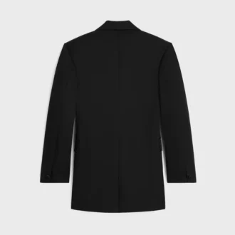 Veste Colonne Tux en gabardine de laine et mohair