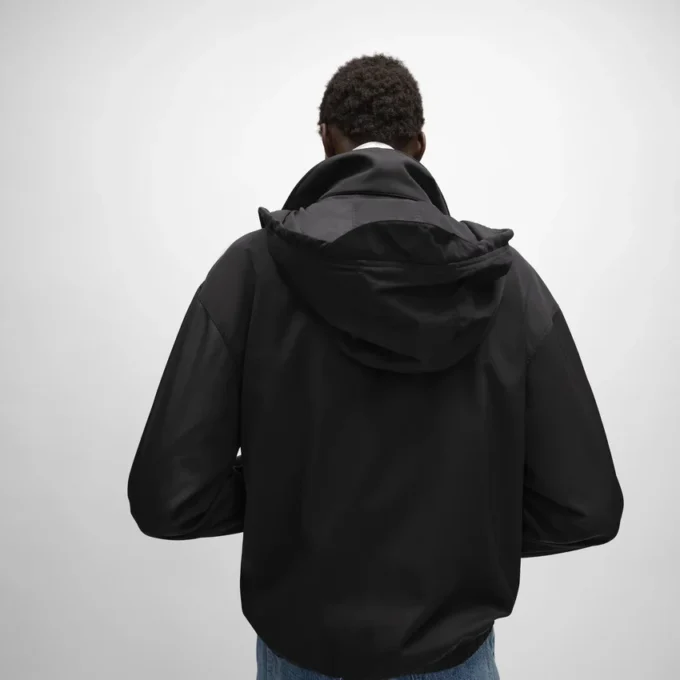 Veste coupe-vent en twill de nylon Veste coupe-vent en twill de nylon
