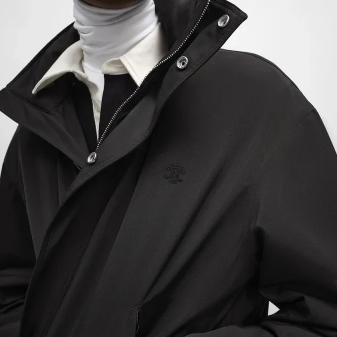 Veste coupe-vent en twill de nylon Veste coupe-vent en twill de nylon